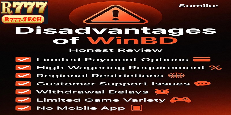 Disadvantages of WinBD
