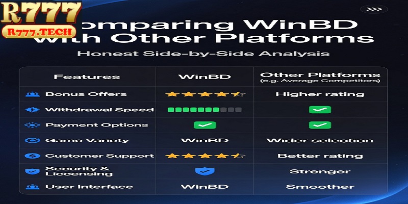 Comparing WinBD with Other Platforms