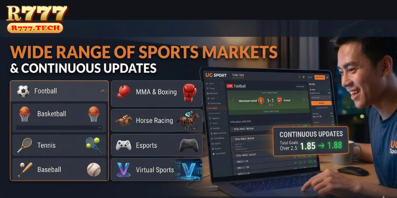 Wide Range of Sports Markets