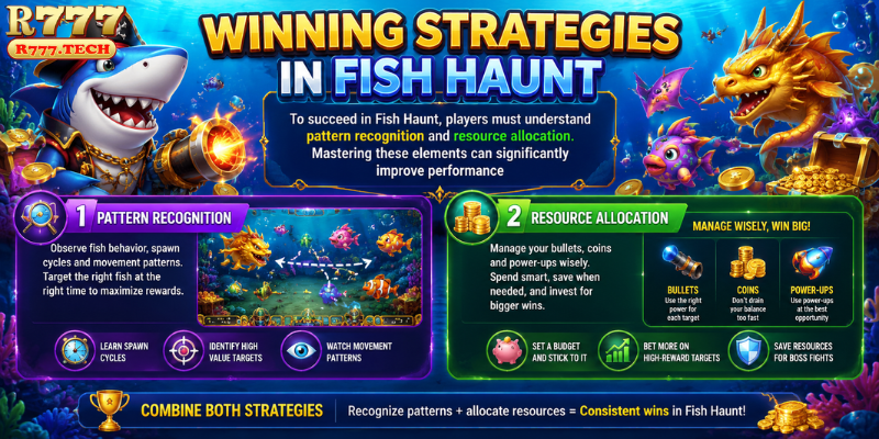 Winning Strategies in Fish Haunt