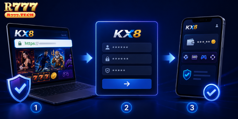 How to Complete the KX8 Login Process
